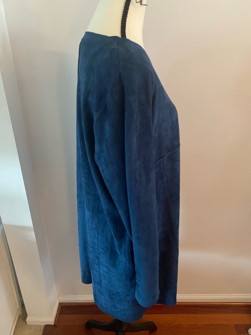 Joh  XL faux suede blue dress - Picture 2 of 6